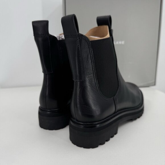 Everlane The Lug Chelsea Boot in Black size 8 Women's Leather Ankle Chunky Sole - Picture 8 of 16